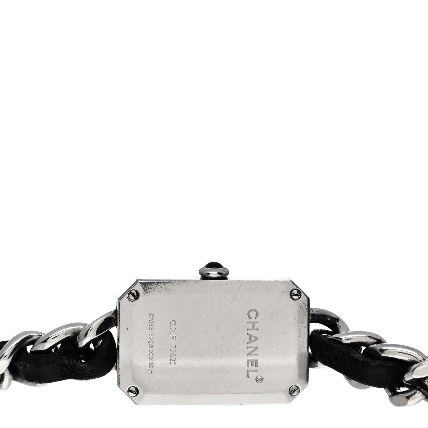 Stainless Steel Lambskin 16mm Premiere Rock Triple Row Quartz Watch Black