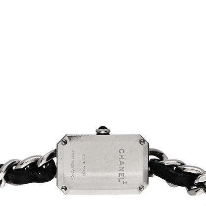 Chanel Stainless Steel Lambskin 16mm Premiere Rock Triple Row Quartz Watch Black 4 of 5