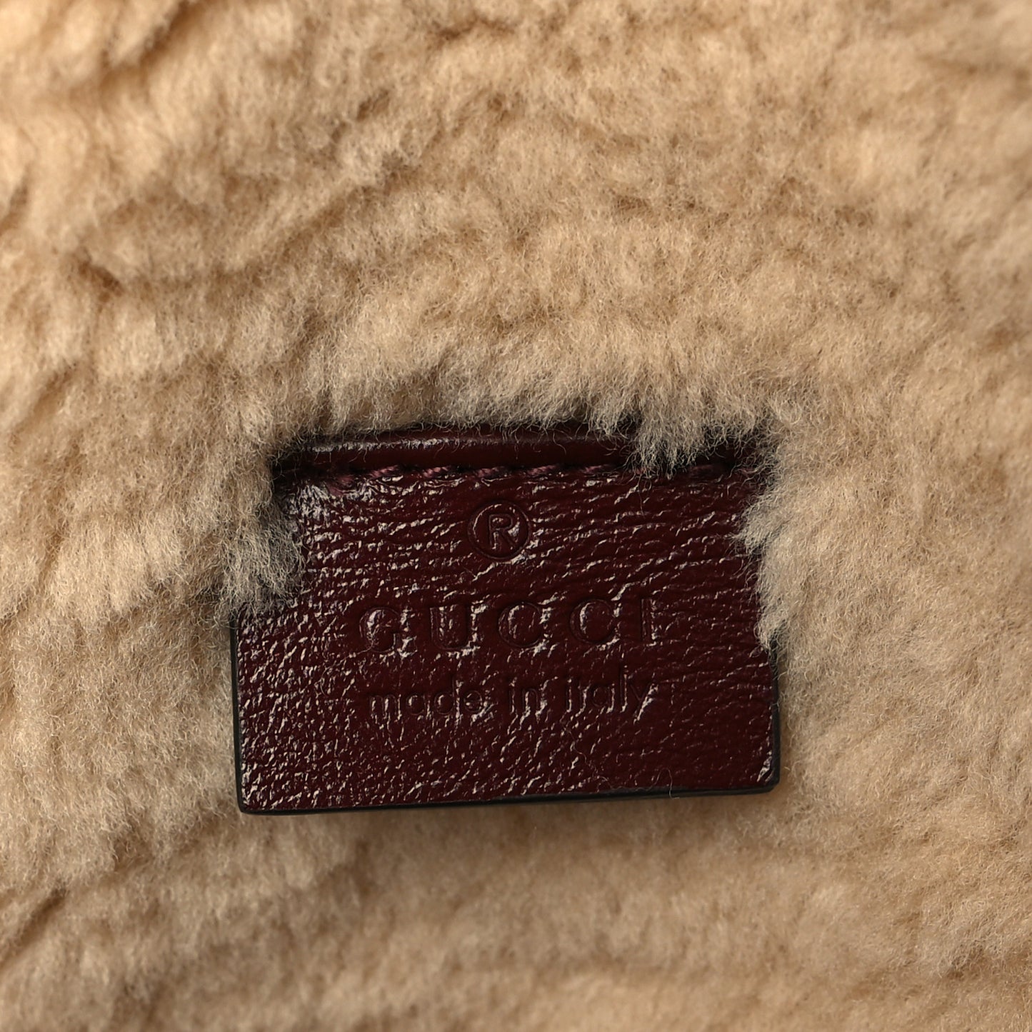 Azalea Calfskin Wool Matelasse Diagonal Small GG Marmont Shoulder Bag Sand Desert
