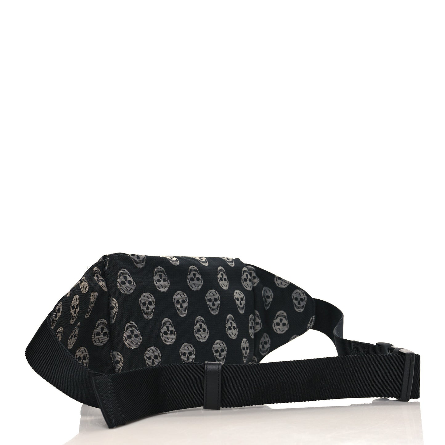 Jacquard Skull Belt Bag Black White