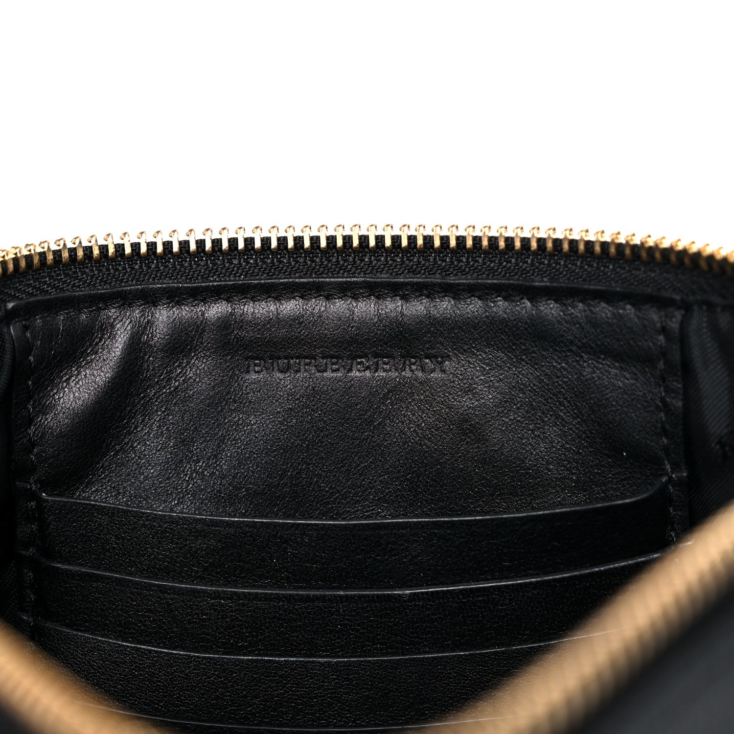 Burberry House Check Sequin Peyton Crossbody Clutch Bag Gold Black 6 of 10