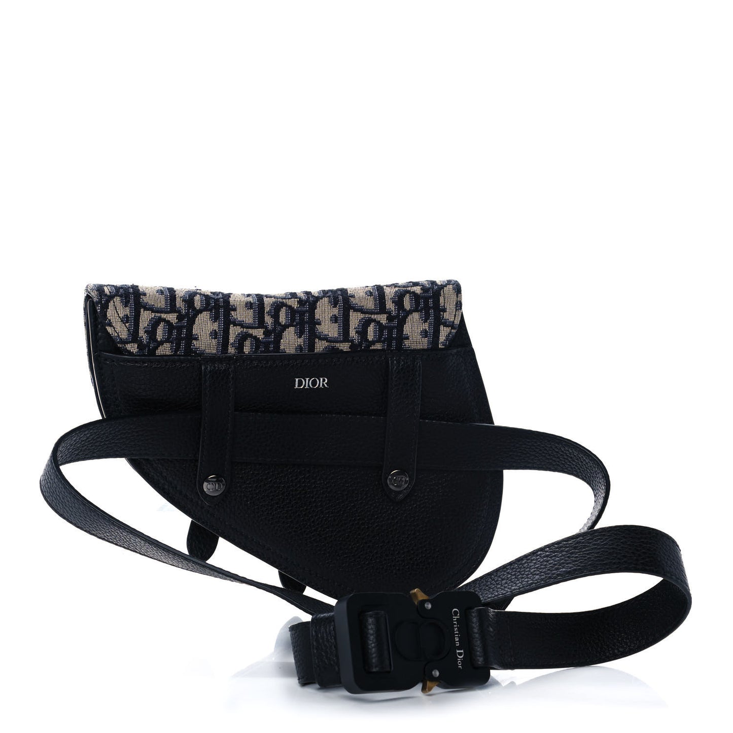 HOMME Oblique Saddle Belt Bag Blue