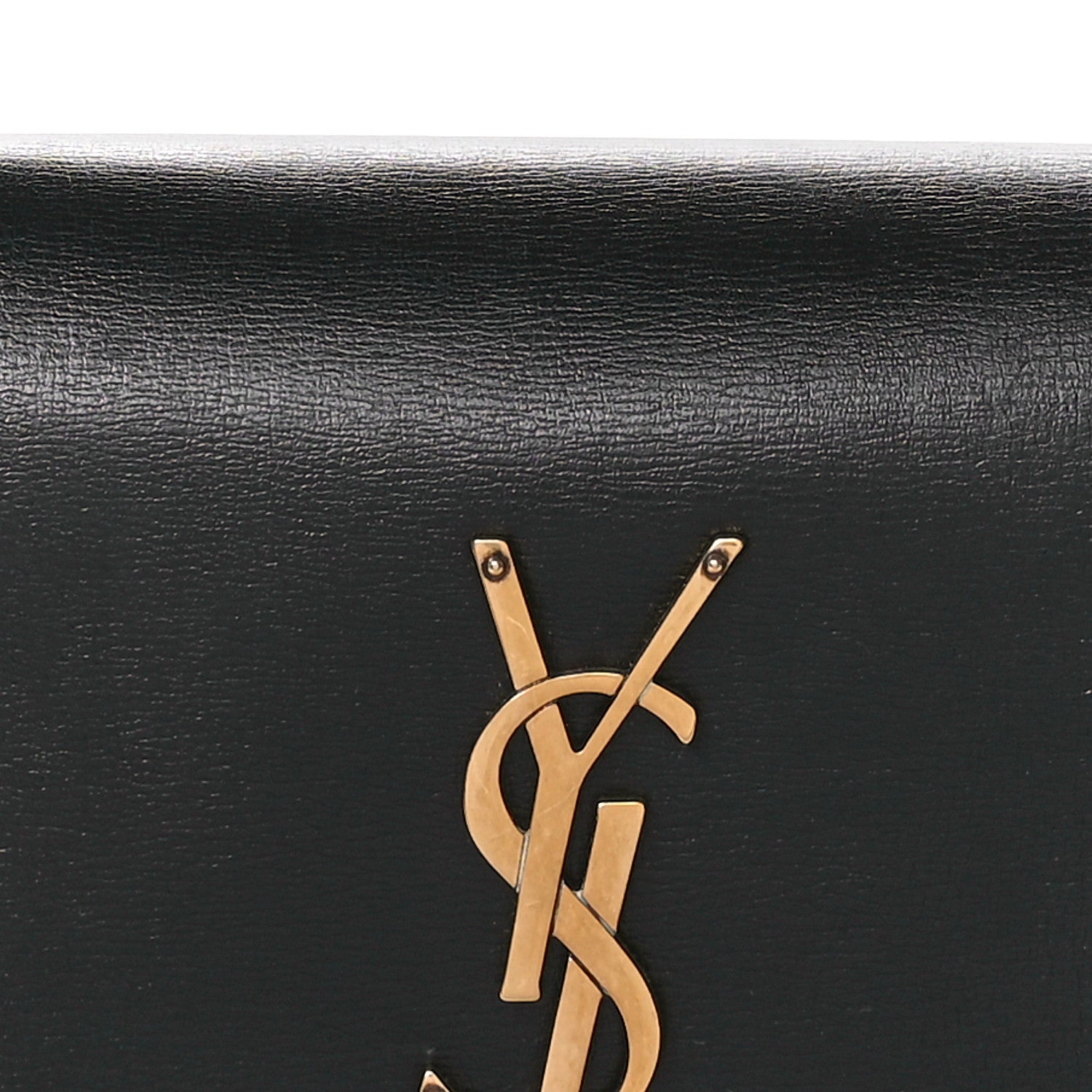 Saint Laurent Calfskin Monogram Sunset Chain Wallet Black 8 of 10