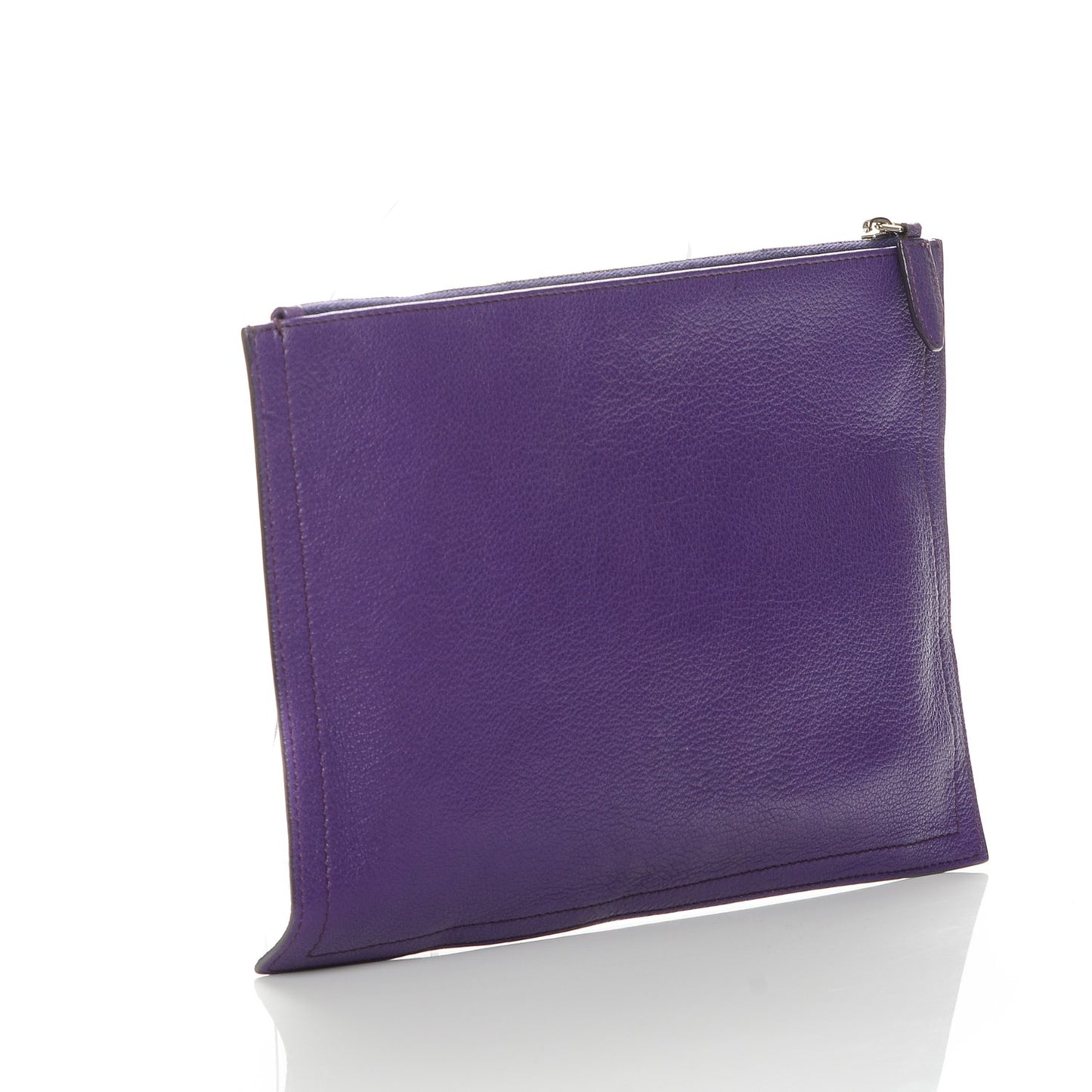 Sugar Goatskin Medium Antigona Pouch Purple