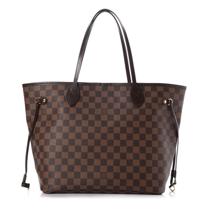 Louis Vuitton Damier Ebene Neo Neverfull MM Rose Ballerine 1 of 11