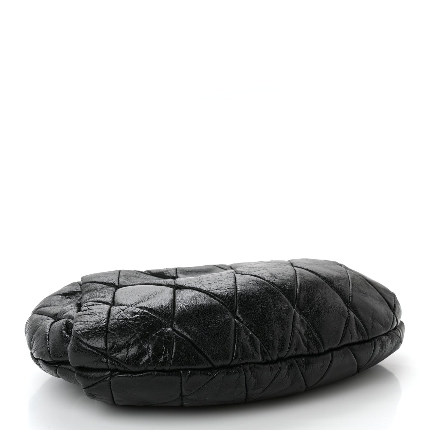 Matelasse Lux Wristlet Clutch Black