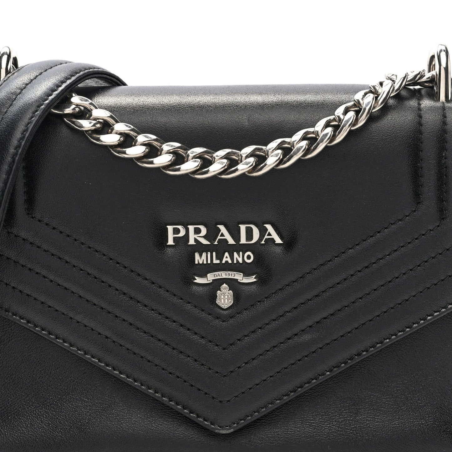 Nappa Diagramme Crossbody Bag Black