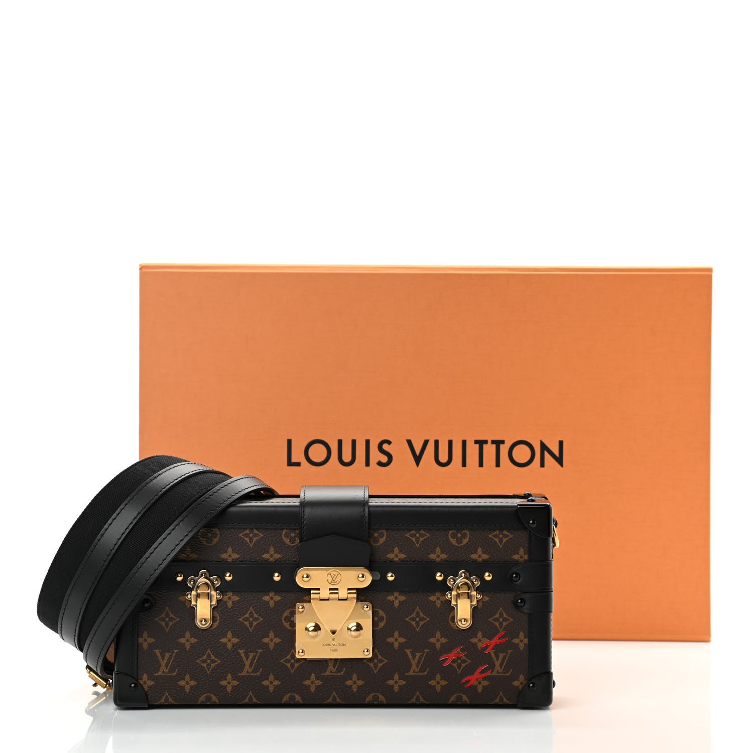 Louis Vuitton Monogram Petite Malle East West Black 11 of 11