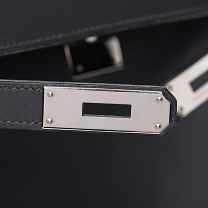 Hermes Box Kelly Retourne 35 Graphite 23 of 41