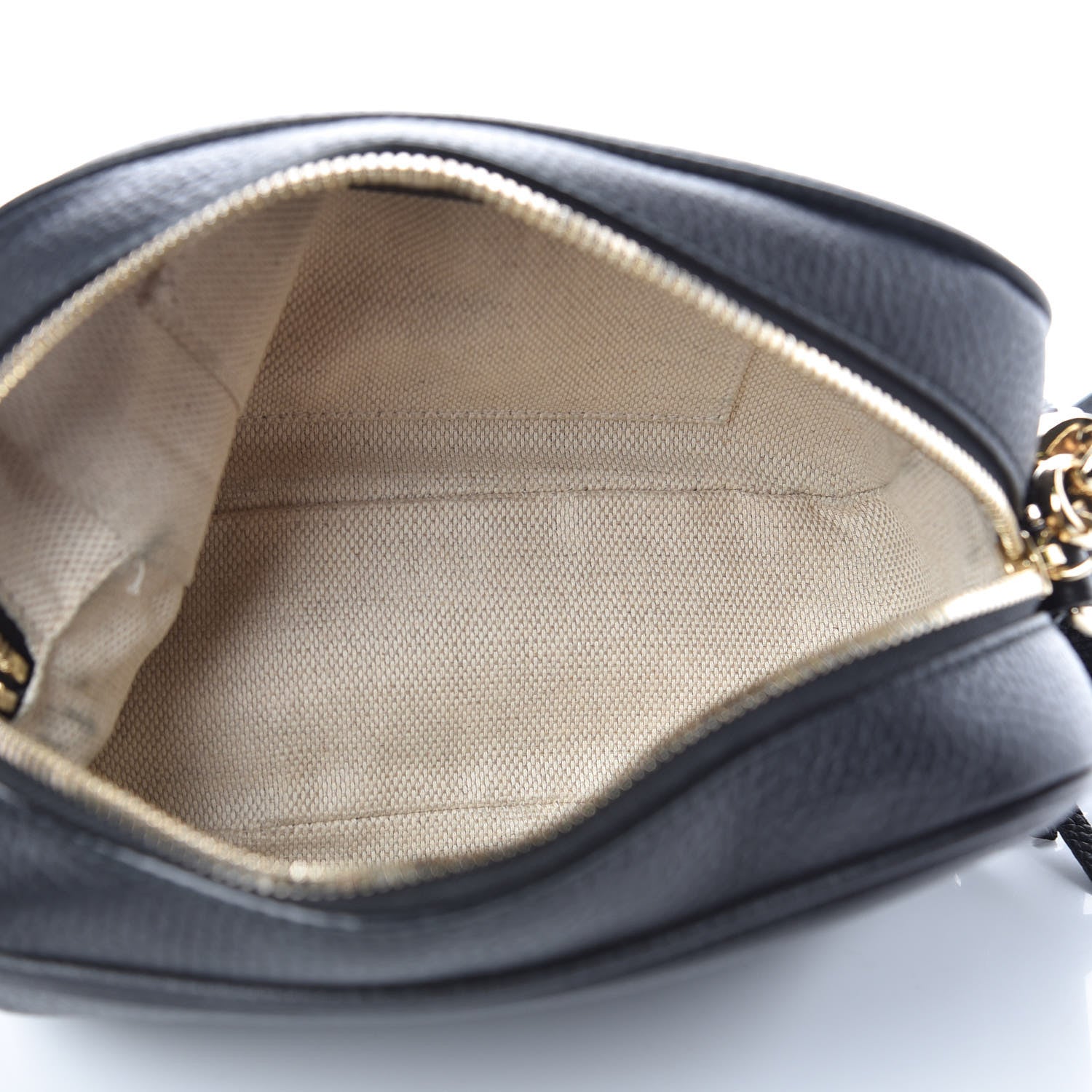 Gucci Pebbled Calfskin Small Soho Disco Bag Black 5 of 9