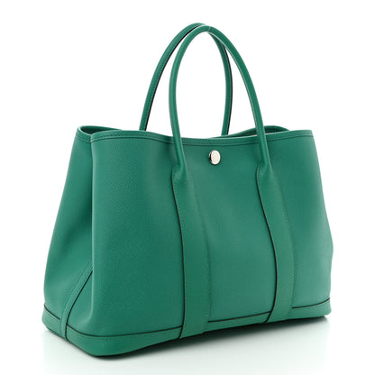 Hermes Epsom Garden Party Tote 30 TPM Vert Verone 3 of 10