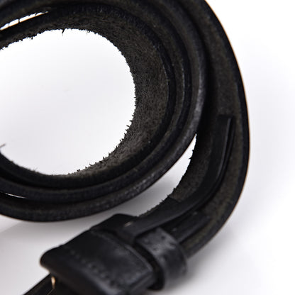 Gucci Calfskin Guccissima Buckle Belt 95 38 Black 6 of 10
