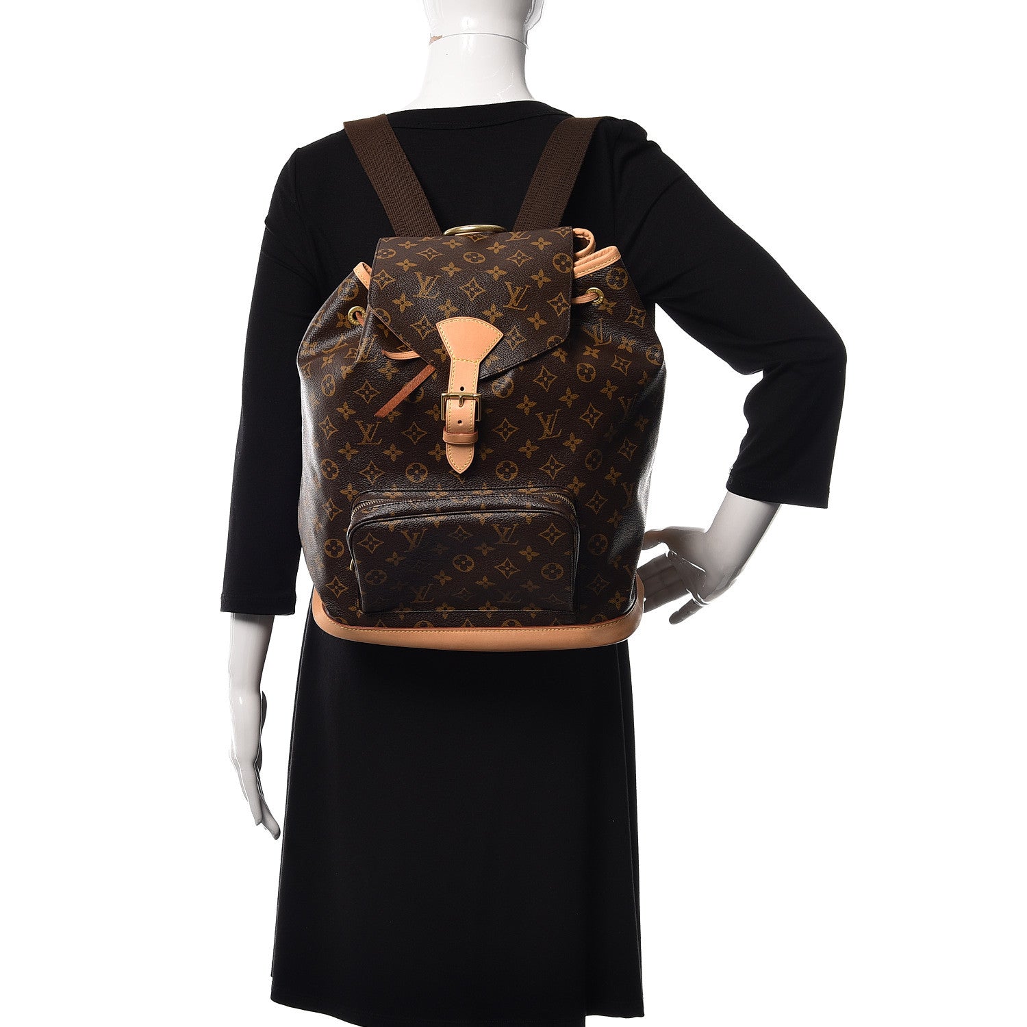 Louis Vuitton Monogram Montsouris GM Backpack 2 of 9