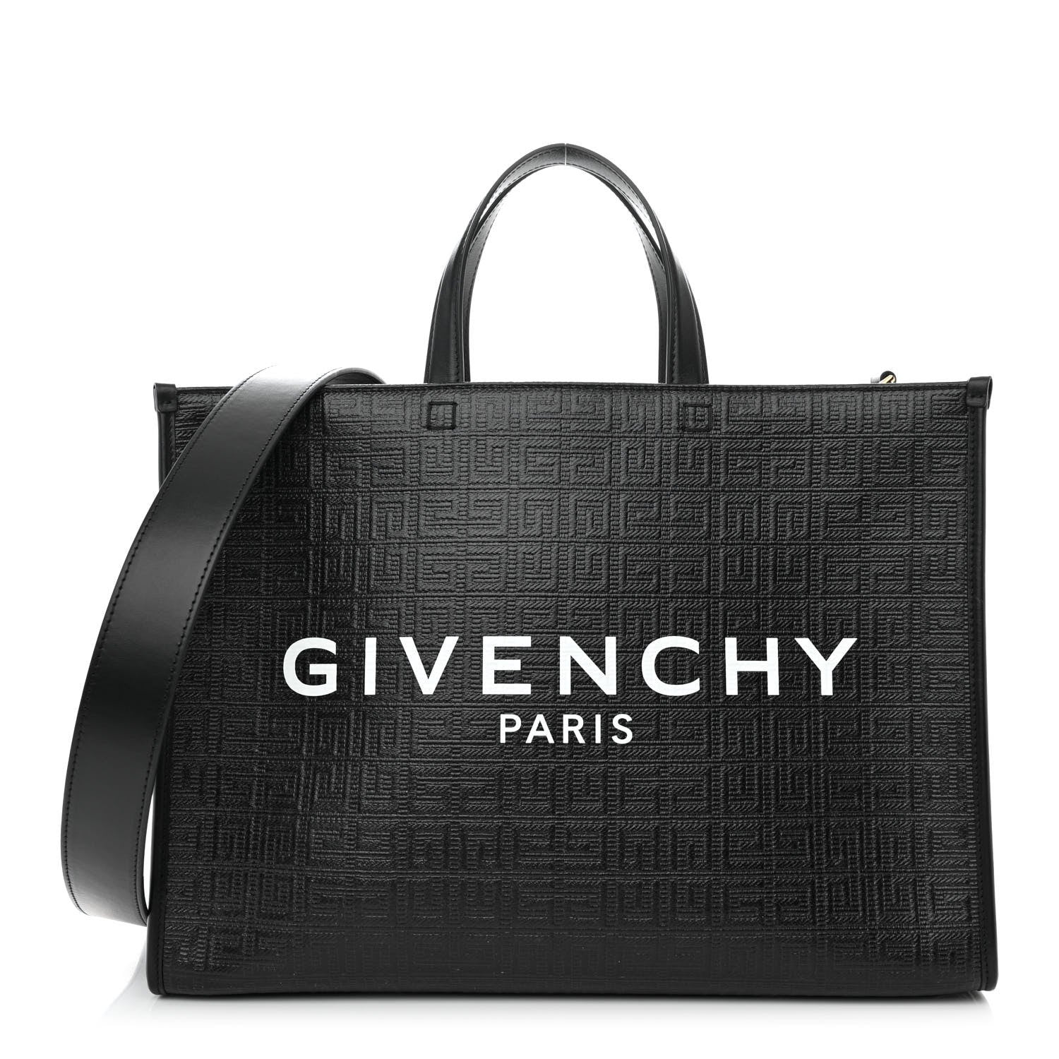 Givenchy 4G Coated Canvas Logo Medium G-Tote Black 1 of 10