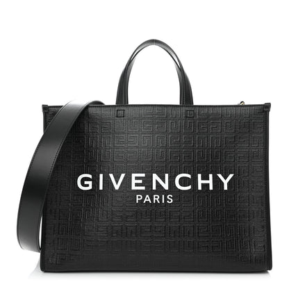 Givenchy 4G Coated Canvas Logo Medium G-Tote Black 1 of 10