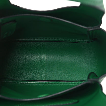 Prada Vitello Daino Soft Mini Dynamique Tote Verde 5 of 10