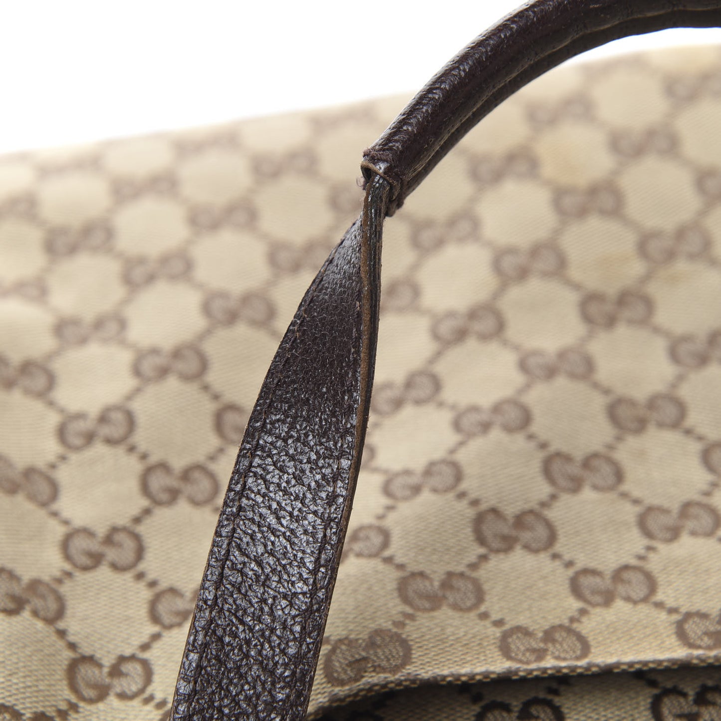 Monogram Large Tote Dark Brown