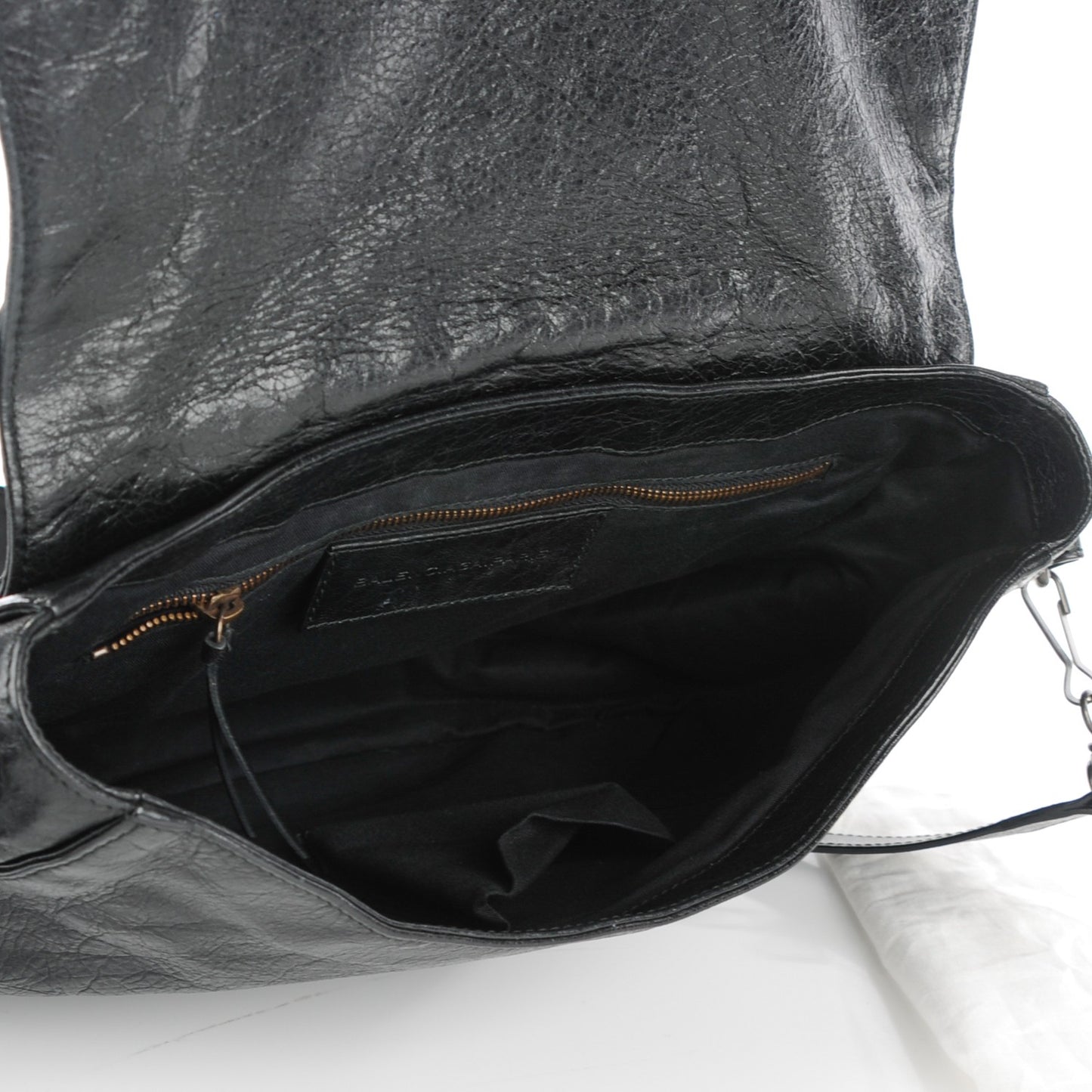 Agneau Classic Hardware Neo Folk Messenger Black