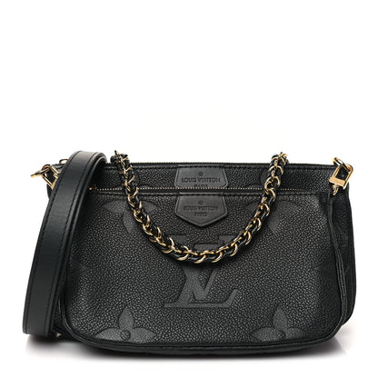 Louis Vuitton Empreinte Monogram Giant Multi Pochette Accessories Black 1 of 10