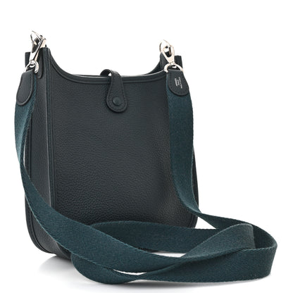 Hermes Taurillon Clemence Amazone Evelyne TPM Vert Cypress 3 of 10