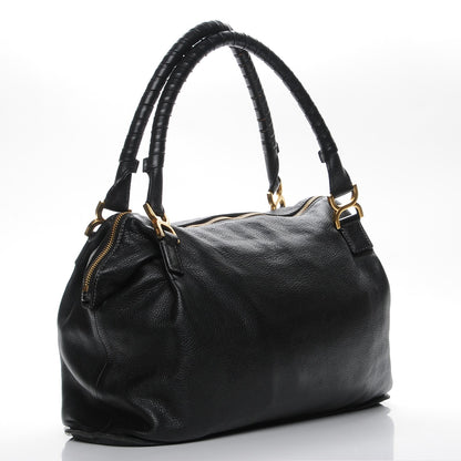 Chloe Calfskin Large Marcie Satchel Black 3 of 12