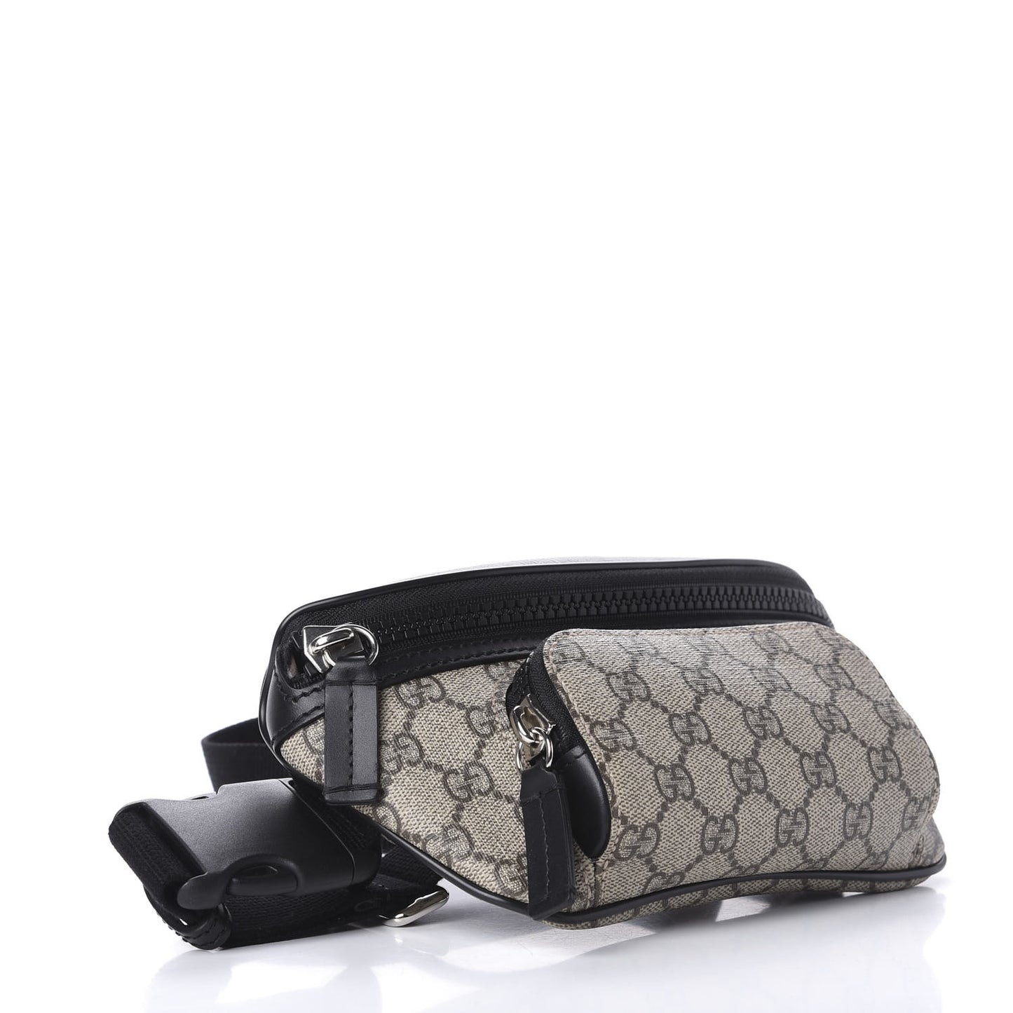 GG Supreme Monogram Belt Bag Black