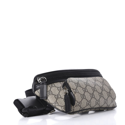Gucci GG Supreme Monogram Belt Bag Black 4 of 10
