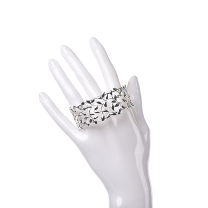 Tiffany Sterling Silver Paloma Picasso Olive Leaf Cuff Bracelet 2 of 5