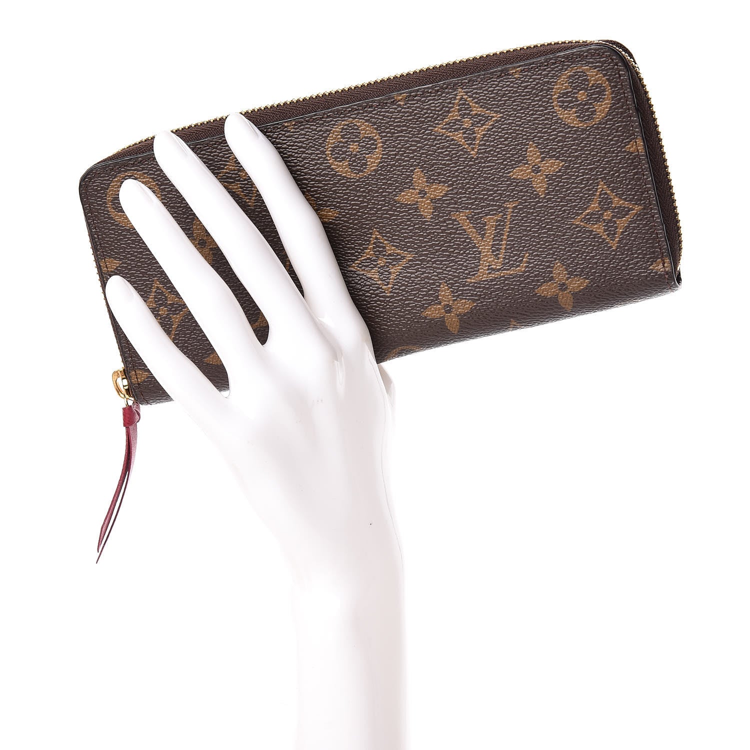 Louis Vuitton Monogram Clemence Wallet Fuchsia 2 of 10