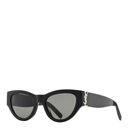 Saint Laurent Acetate Sunglasses SL M94 Black 1 of 8