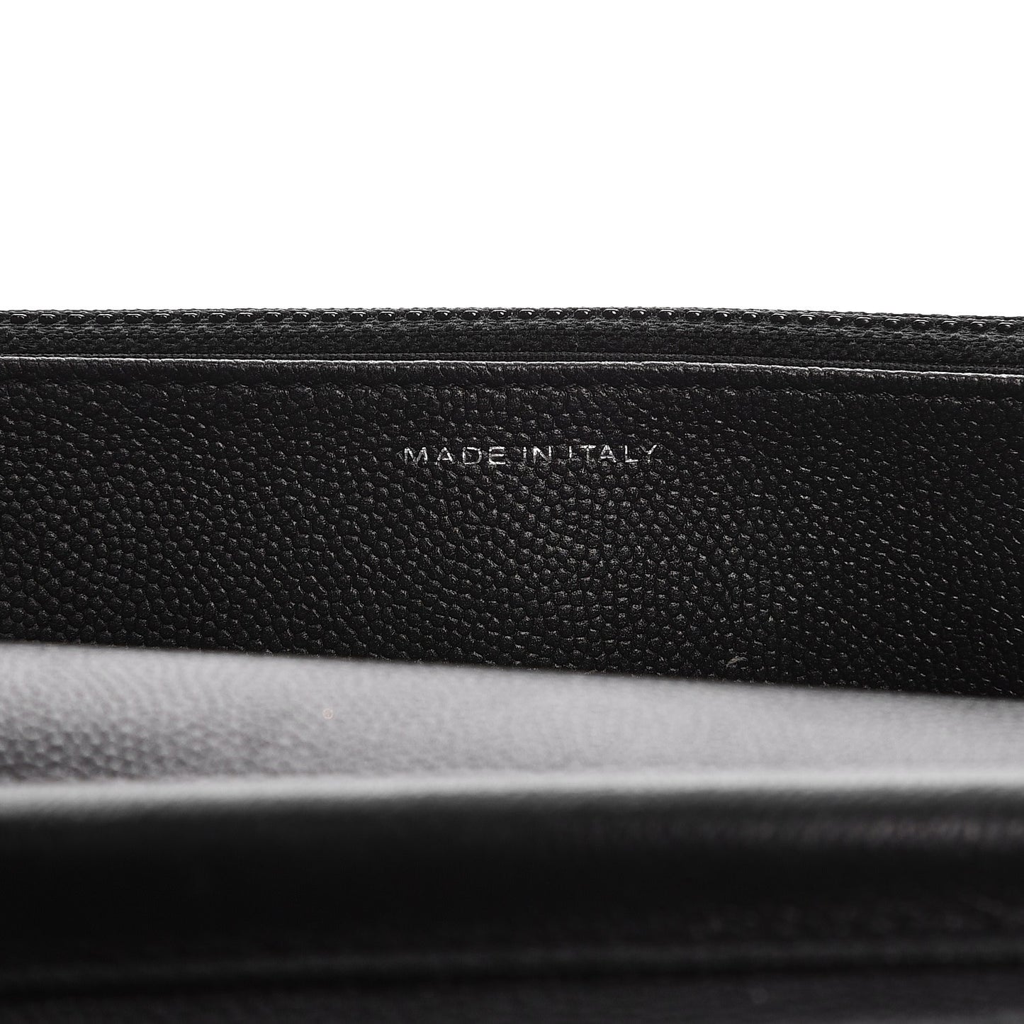 Caviar Quilted Boy Wallet On Chain WOC So Black
