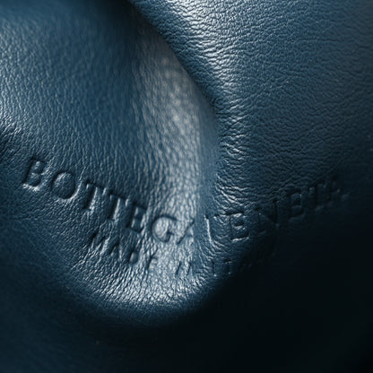 Bottega Veneta Smooth Butter Calf The Pouch Oversized Clutch Deep Blue 6 of 10