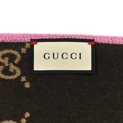 Gucci Wool Silk GG Monogram Ripon Simple Scarf Roseate 3 of 5