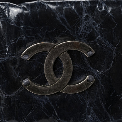 Chanel Iridescent Calfskin Small In The Mix Tote Navy 8 of 8