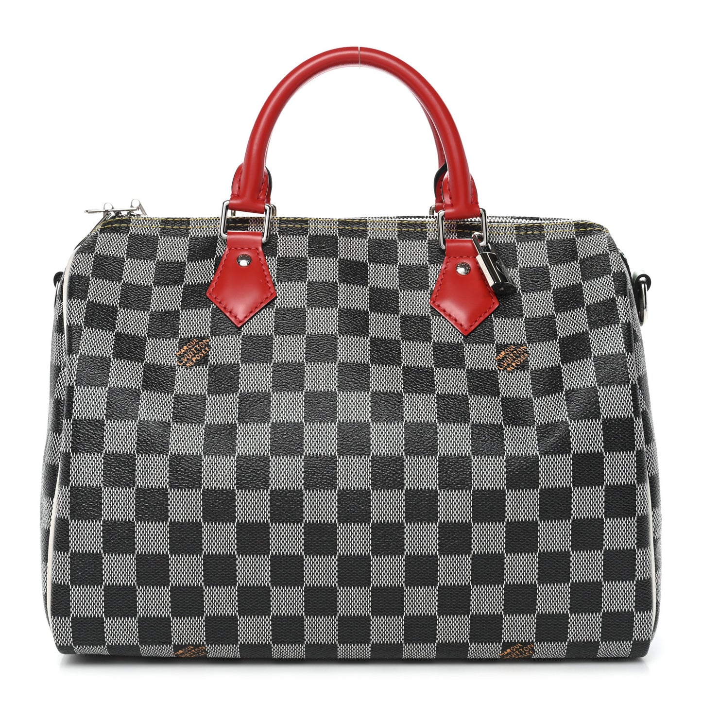 Damier Speedy Bandouliere 30 Black White