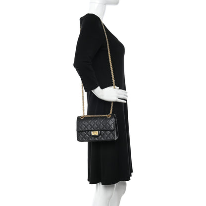 Chanel Aged Calfskin Quilted 2.55 Reissue Mini Flap Black 3 of 13