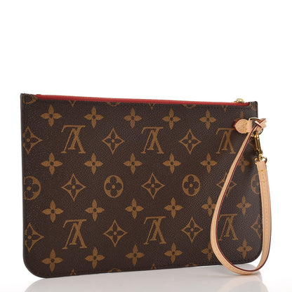 Louis Vuitton Monogram Neverfull MM GM Pochette Cherry 3 of 8