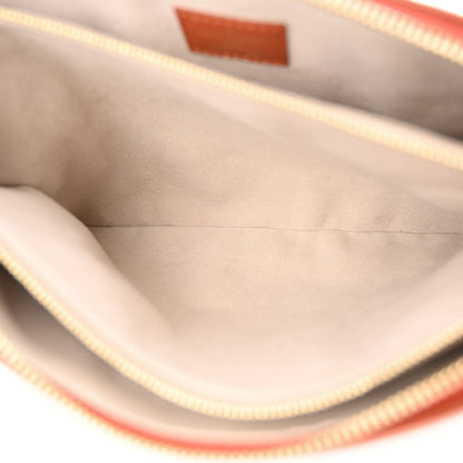 Louis Vuitton Lambskin Embossed Monogram Coussin PM Terracotta Brown 5 of 11