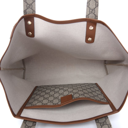 Gucci GG Plus Monogram Medium Signature Web Loop Tote Brown 5 of 9