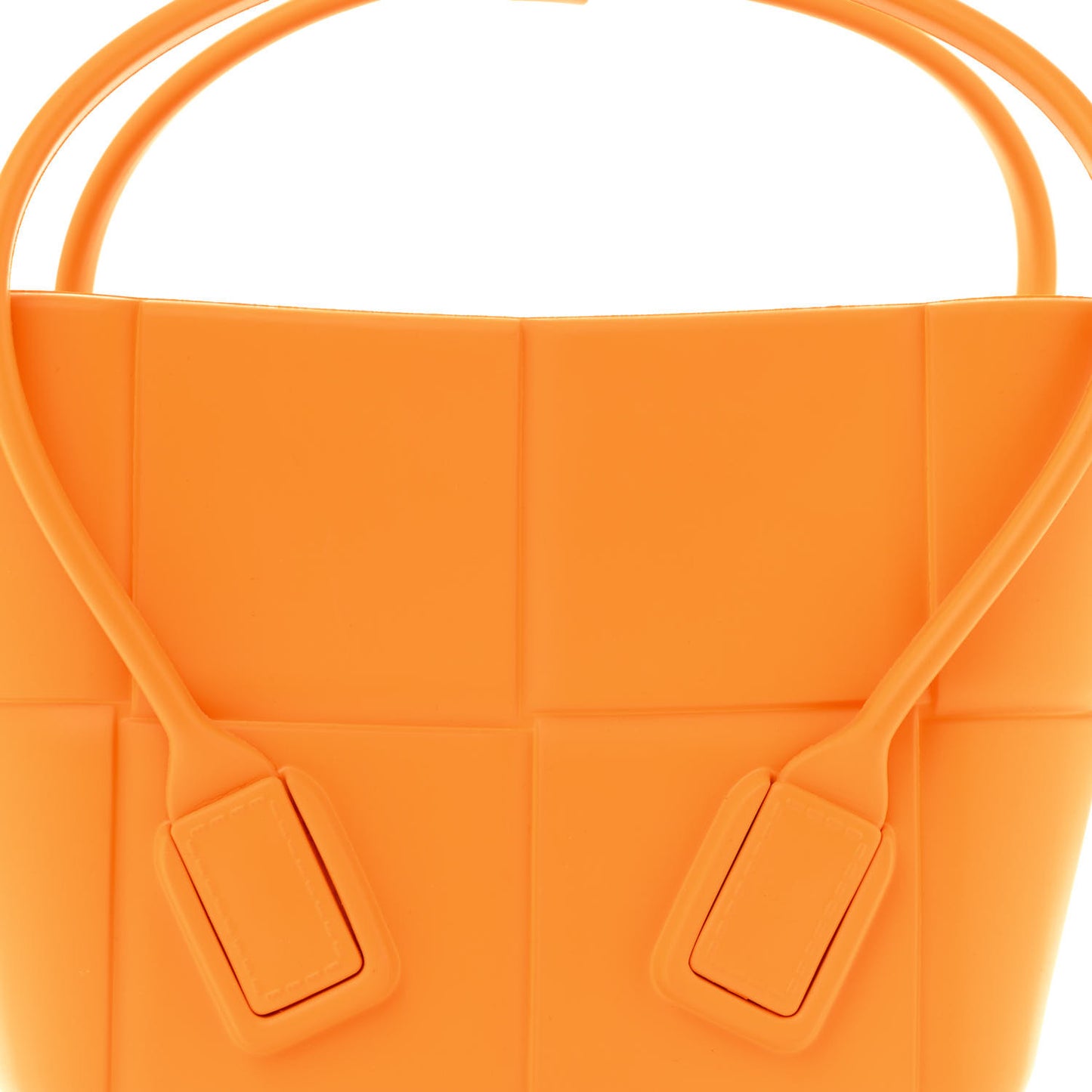 Rubber Maxi Intrecciato Mini Arco Tangerine
