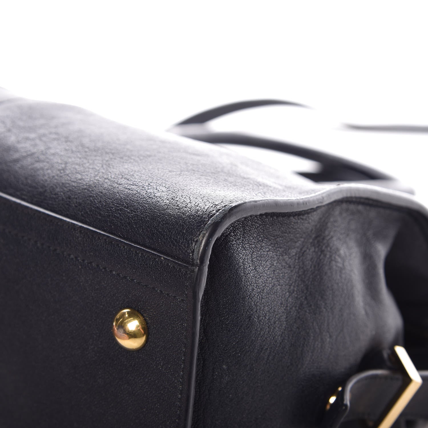 Saint Laurent Sheepskin Small Cabas ChYc Navy 15 of 21