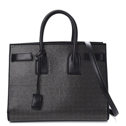 Saint Laurent Calfskin Studded Small Sac De Jour Black 1 of 9