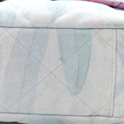 Chanel Canvas Quilted Jungle Jeans Flap White Multicolor 11 of 11