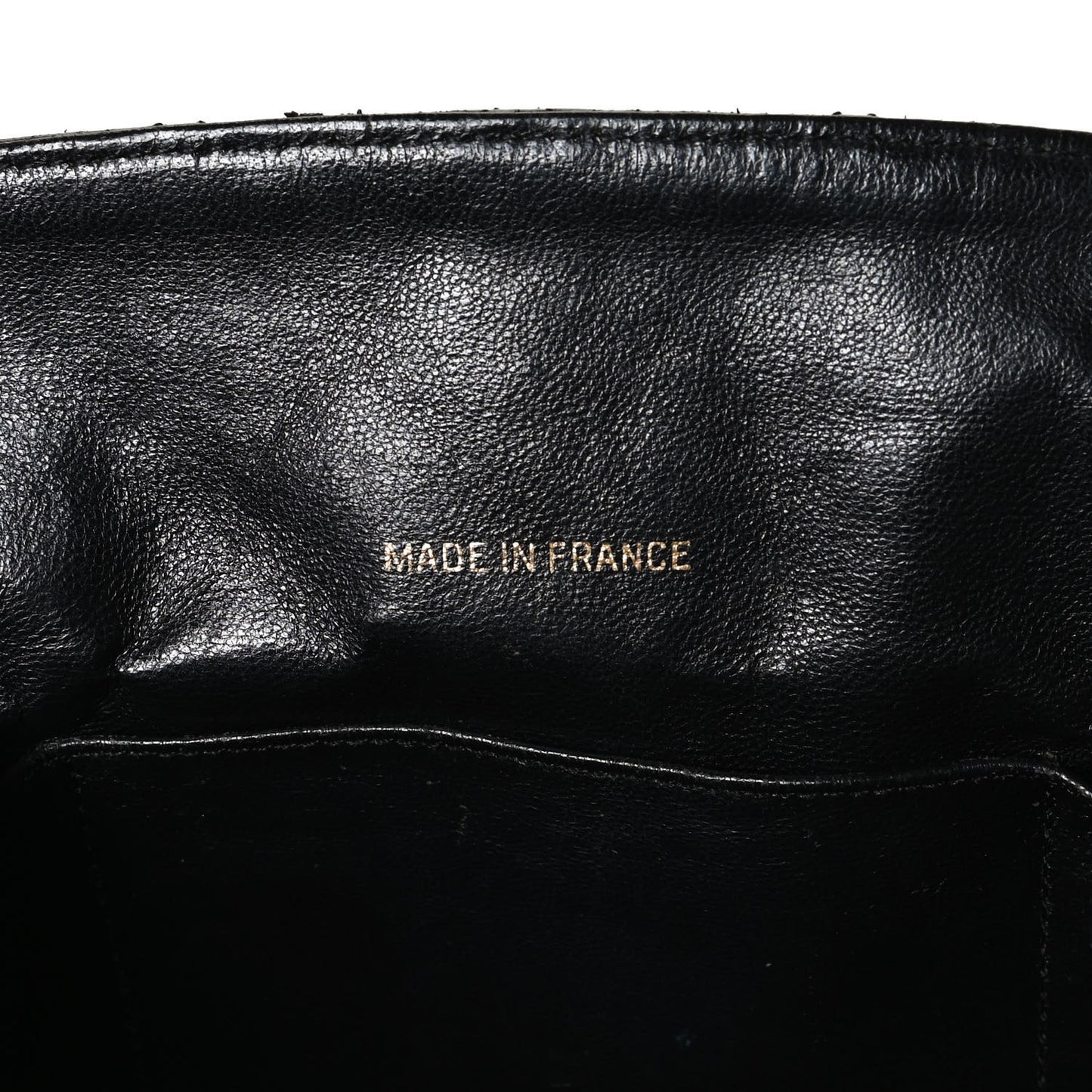 Lambskin Quilted Shopper Tote Black