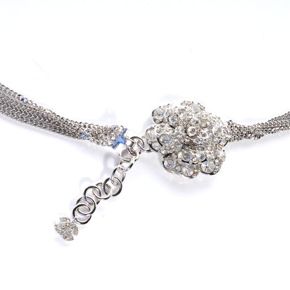 Chanel Chain CC Crystal Camellia Belt Silver 3 of 5