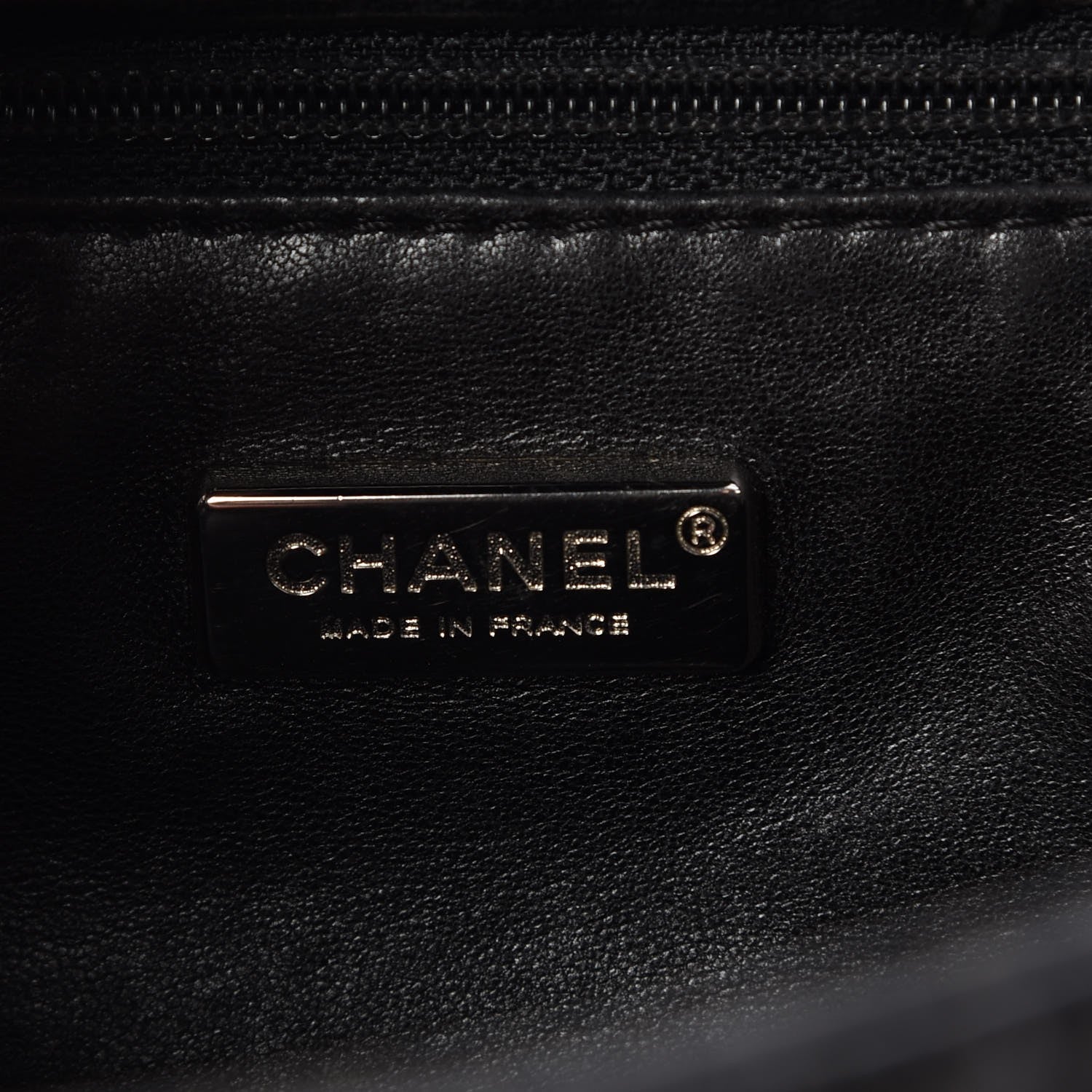 Chanel Python Executive Cerf Shopper Tote Black 6 of 8