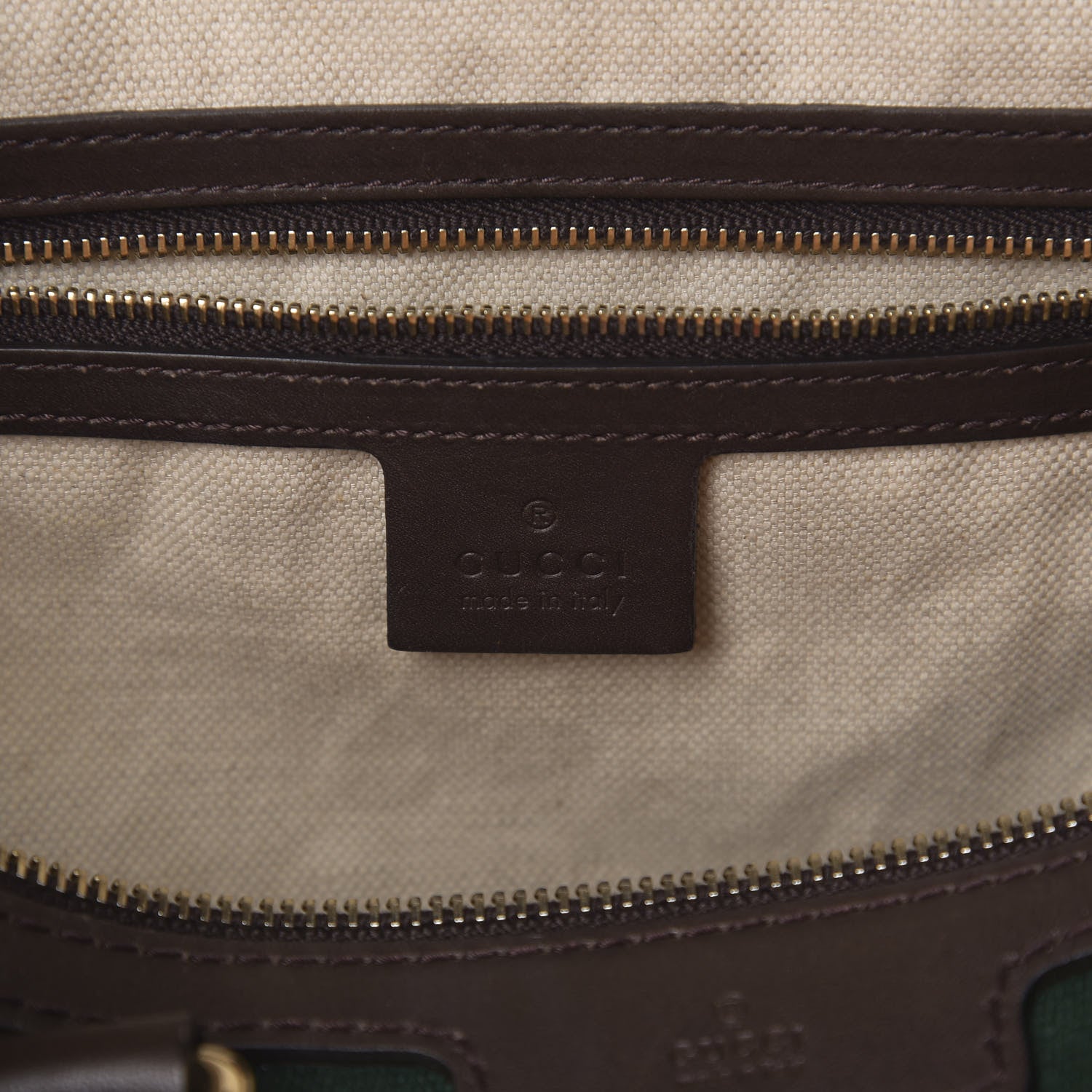 Gucci Monogram Vintage Web Medium Boston Dark Brown 7 of 9