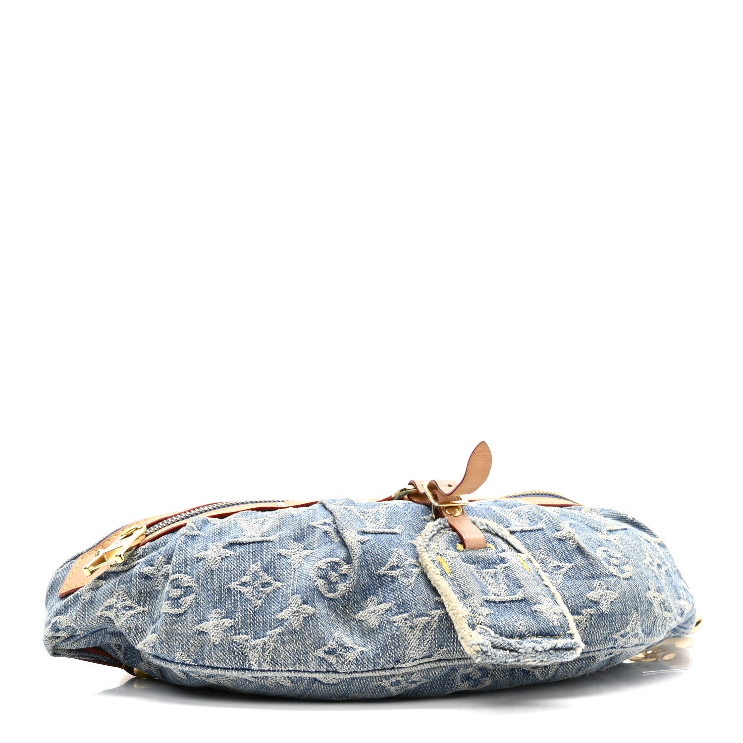 Louis Vuitton Monogram Denim High Rise Bumbag Blue 4 of 9