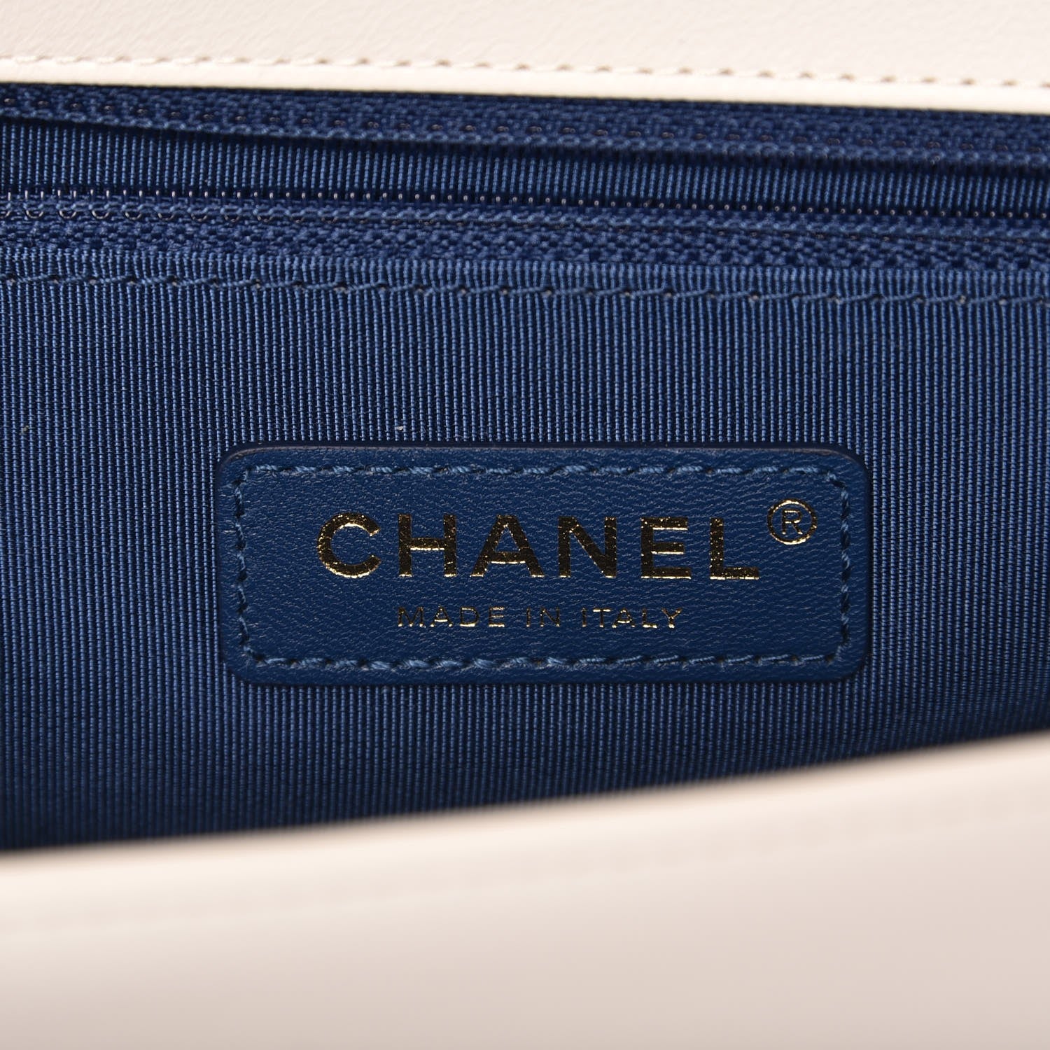 Chanel Sequin Canvas New Medium Boy Flap White Blue Red 6 of 8