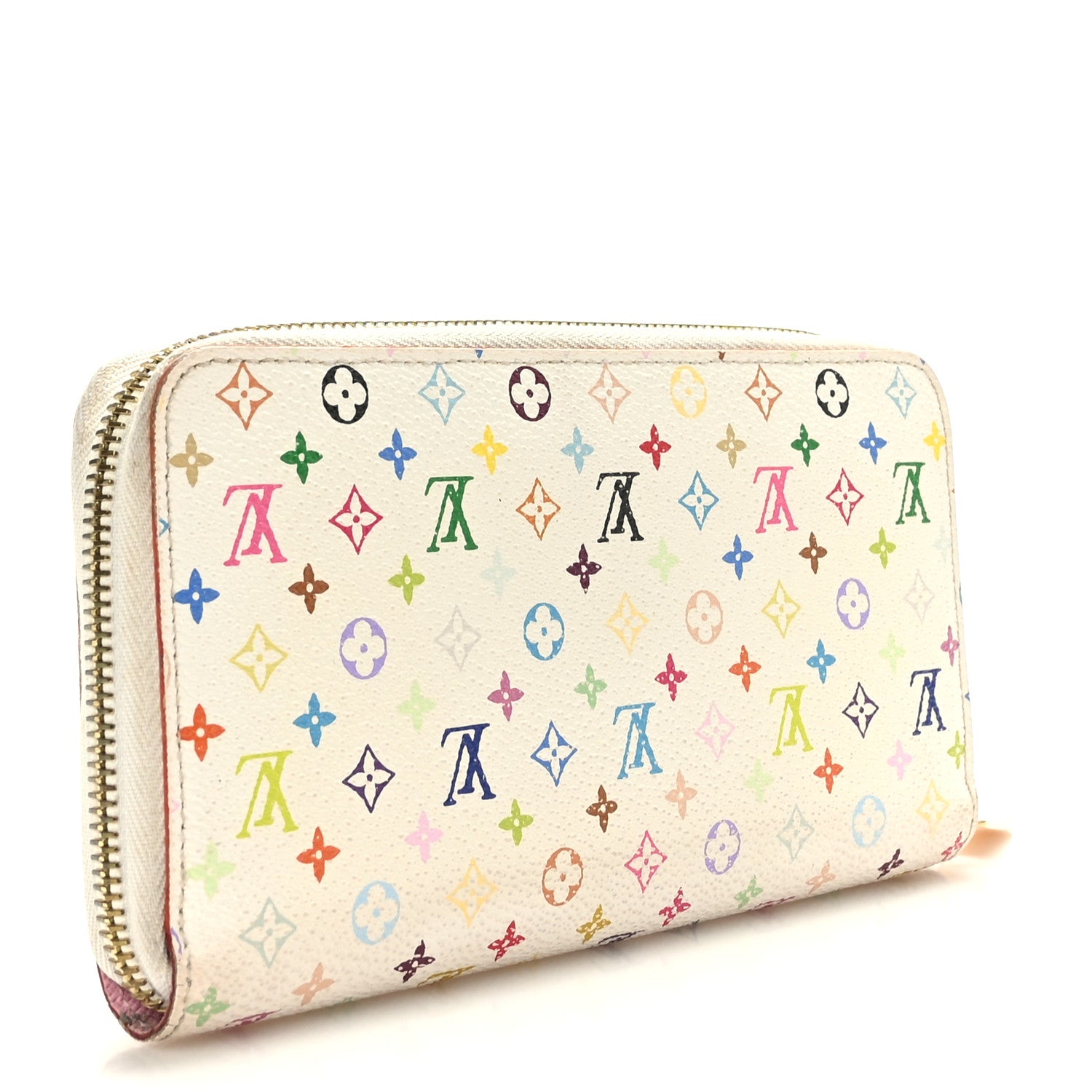 Louis Vuitton Monogram Multicolor Zippy Wallet Litchi 3 of 8